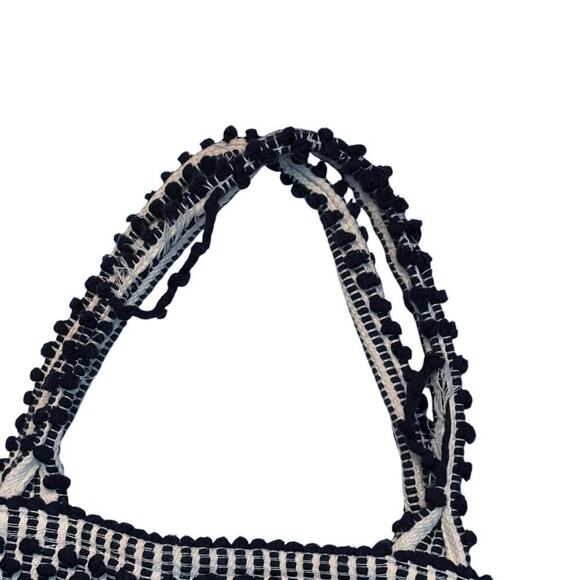 Antonello Tedde Urtei Rombi Ethically Crafted Sardinian Handwoven Cotton Tote - Picture 3 of 8